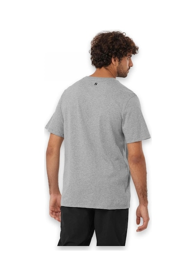 Salomon Lc2218800 Running Graphic Ss Tee M Gri Erkek T-shirt