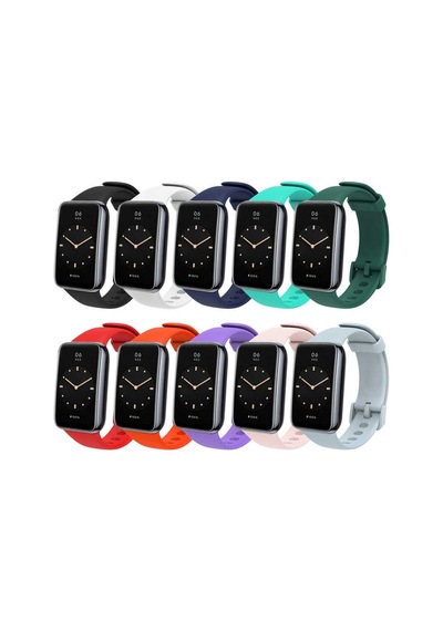 Xiaomi Uyumlu Mi Band 7 Pro Kordon Spor Silikon Kordon Mix 70