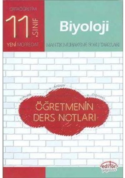 11.Sınıf Biyoloji Öğretmenin Ders Notları - Editör Yayınevi