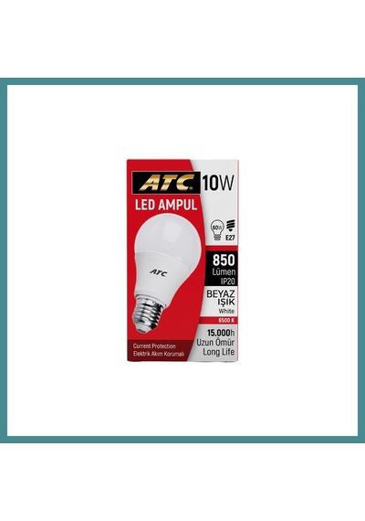 Bezos Atc 10w 4lu Beyaz Led Ampul Mac Standart