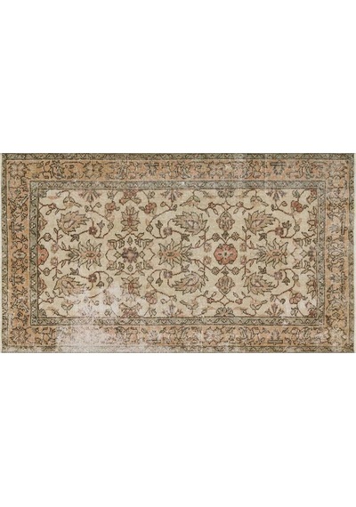 Vintage Eskitme El Dokuma Halı 112 X 199 Cm 9217