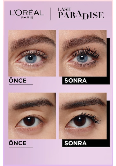 L'Oreal Paris Lash Paradise Intense Maskara Black Ekstra Siyah