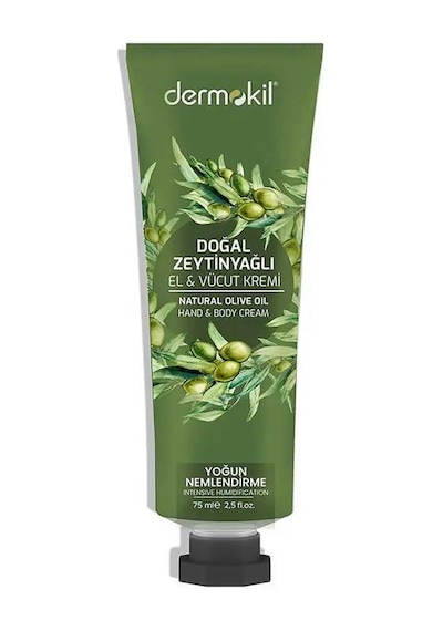 Dermokil Doğal Zeytinyağlı EL&Vücut Kremi 75 ML