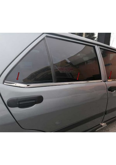 Fiat Tofaş Şahin-Kartal Uyumlu Cam Çıtası 6 Parç.Pas.Çelik
