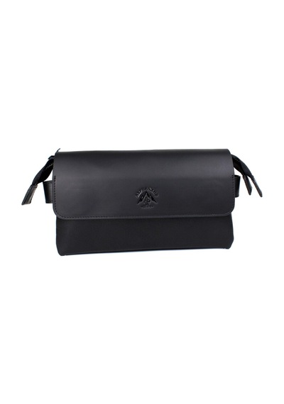 Alphaclub Bag Erkek Siyah Hakiki Deri El Ve Portföy Çantası