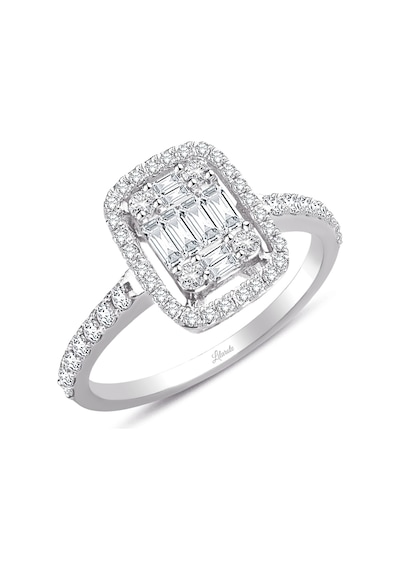 0.72 Ct Baget Pırlanta Modern Tasarım Yüzük
