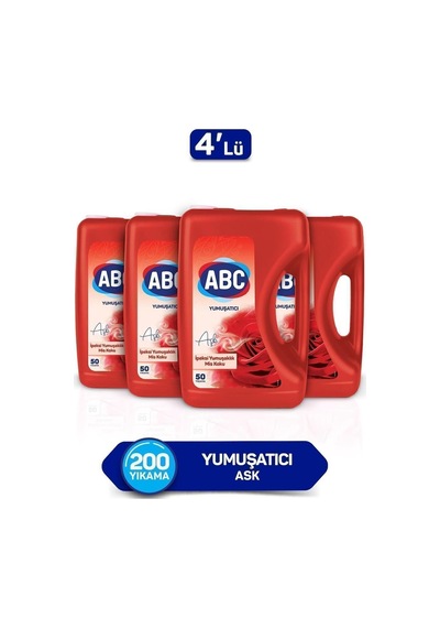 Yumuşatıcı Aşk 5 Lt 4'lü Set Diğer