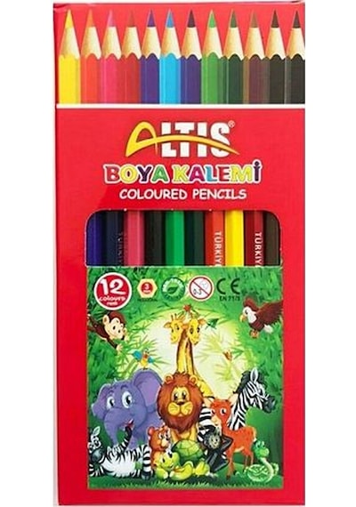 Kuru Boya Kalemi 12 Renk