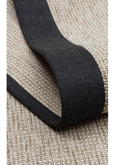 Bespoky Modern Düz Koridor Halısı Kilim Ekru - Vizon Kahve