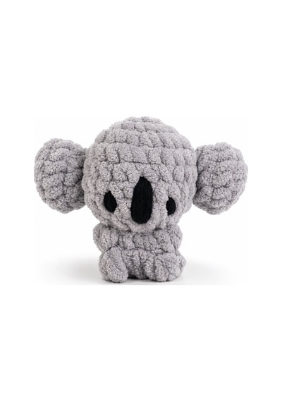 Bakgelal Amigurumi Koala Yapım Kiti Başlangıç Seviyesi Tığ Örgü Seti Çocuk Ve Yetişkin Hobi Seti