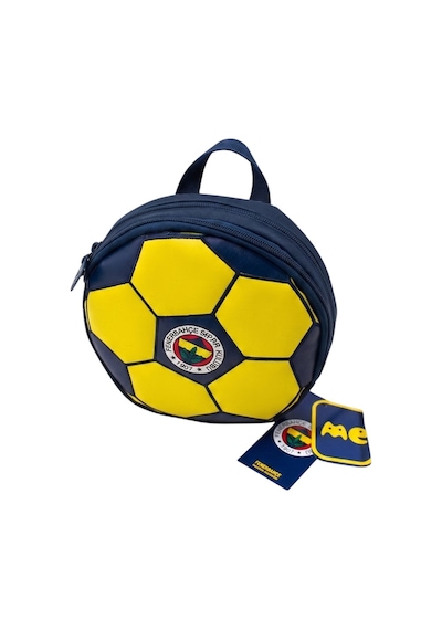 Fenerbahçe Orijinal Lisanslı 3d Suni Deri Kalem Çantası Sarı - Lacivert