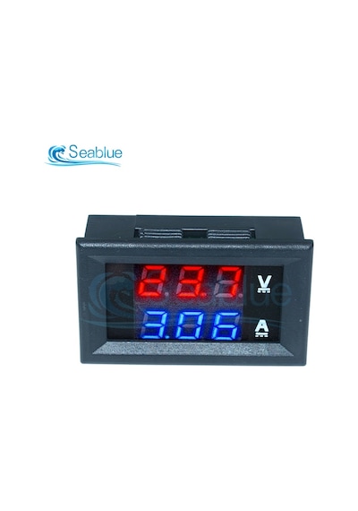 Dc 0-100v 10a 50a 100a Led Dijital Voltmetre Ampermetre Araba Motosiklet Gerilim Akım Ölçer Volt Dedektör Test Cihazı Monitör Paneli