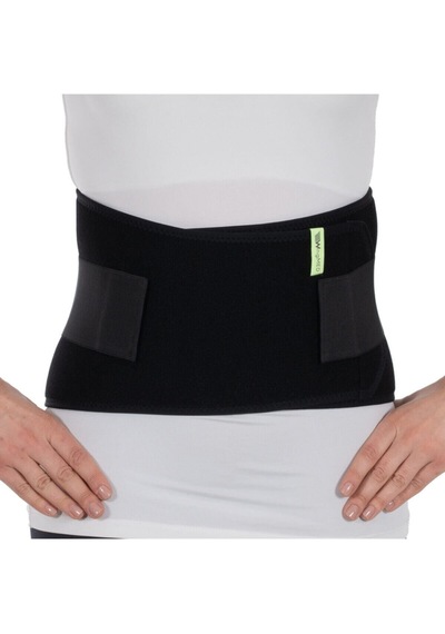 Neopren Lumbosakral Korse 26cm Bel Fıtığı, Sakralizasyonda Ve Lumbalizasyonda Siyah