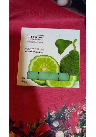 Mum Tealıght 9 Lu Kokulu Bergamut