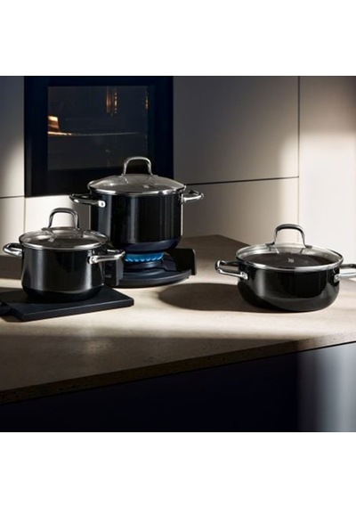 Wmf Fusiontec Tencere Seti 3 Parça Siyah