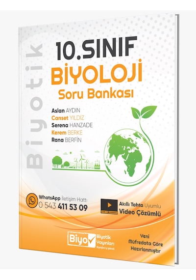 Biyotik Yayınları 10.sınıf Soru Bankası Biyoloji - 2025-26