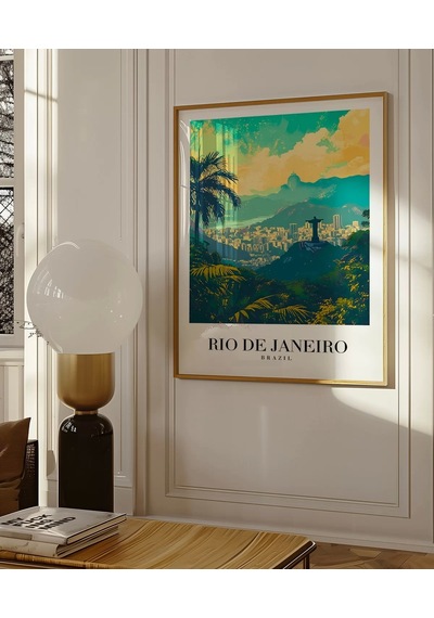 Çerçevesiz Poster Brezilya'nın İncisi Rio De Janeiro