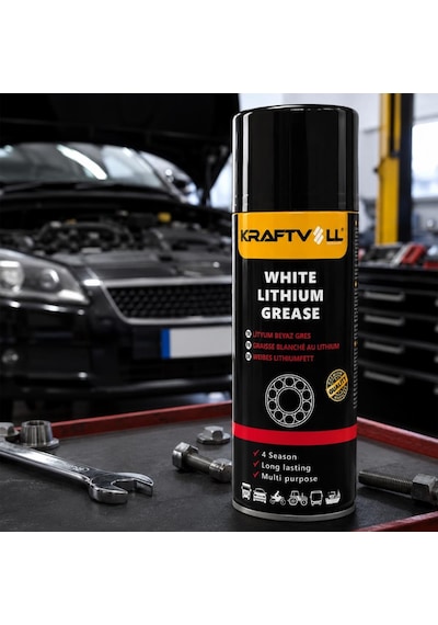Lityum Beyaz Sıvı Gres - 400 Ml - Kraftwoll