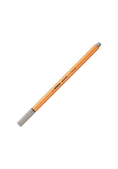 Stabilo İnce Keçe Uçlu Kalem 88 Point 0.4 Mm Sıcak Gri Fineliner Kalem 10 Lu Paket