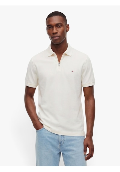 Tommy Hilfiger Merc Pıque Zıp Reg Polo Erkek Sarı T-shirt - Mw0mw43282