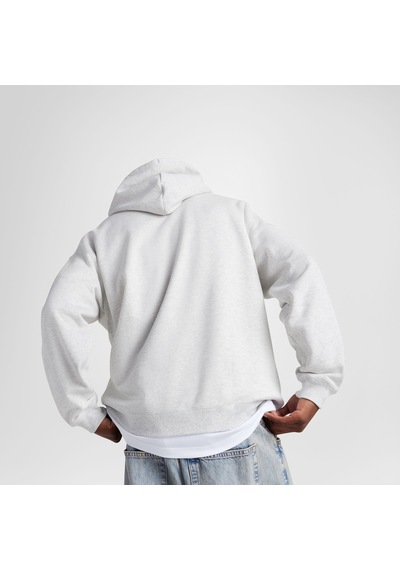 Converse Classic Erkek Fermuarlı Gri Hoodie
