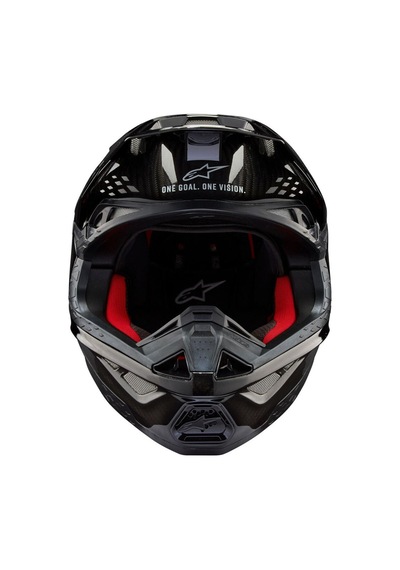 Alpinestars Supertech M10 Off-road Kaskı Siyah Beyaz Siyah - Beyaz