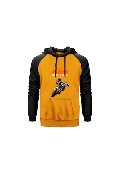 Ktm Ready To Race Moto Sarı Renk Reglan Kol Sweatshirt Sarı