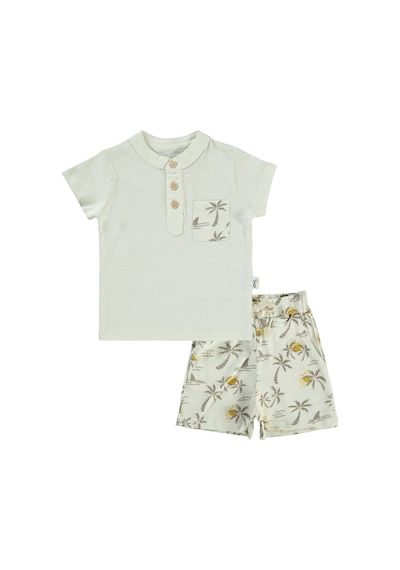 Civil Baby Erkek Bebek Takım 6-18 Ay Ekru 17330g51724s1-1 Ekru