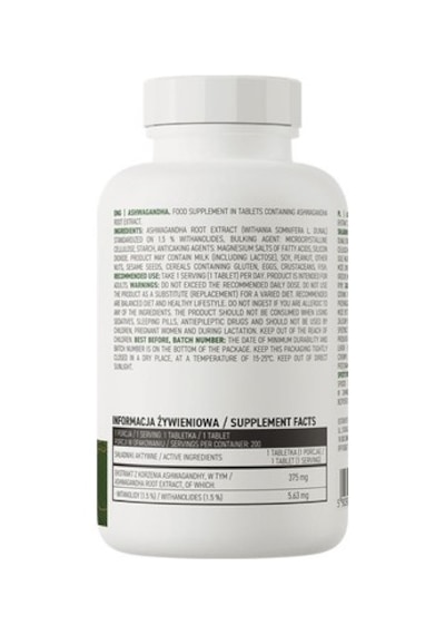 Ostrovit Ashwa/gandha 200 Tablet