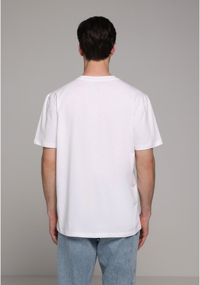 Colin's Colins Regular Fit Yuvarlak Yaka Düz Erkek Beyaz Kısa Kol Tişört Cl1081617 Q1.v2 Ofw