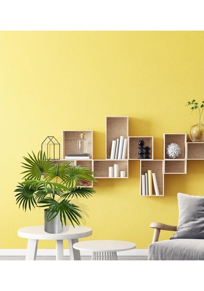 Yapay Çiçek Yelpaze Palmiye 8 Dal 50x40Cm Salon Çiçeği Metal Mat (553235780)