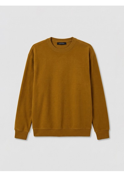 Lcw Vision Yeşil Bisiklet Yaka Erkek Sweatshirt