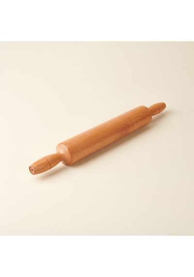 Vernikli Sabit Merdane - Açık Kahverengi - 46 Cm