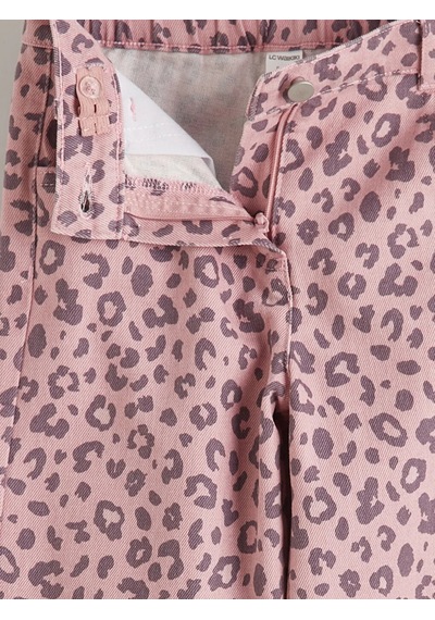 Lc Waikiki Pembe Standart Kalıp Kız Çocuk Gabardin Pantolon