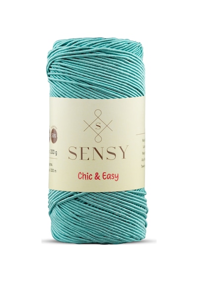Sensy Premium Chic&easy 200 Gr Slim Supra İpi Makrome İpi Mumlu İp Runner İpi Çanta İp Pase İp Mint