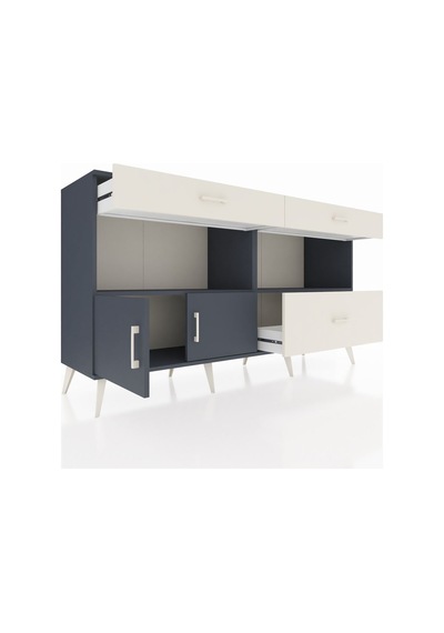 Hyperion Konsol 2 Raflı 3 Çekmeceli 2 Kapaklı 176x44x99 Antrasit- Antrasit-antrasit/aytaşı Hyperion Konsol 2 Raflı 3 Çekmeceli 2 Kapaklı 176x44x99 Antrasit- Antrasit-antrasit/aytaşı