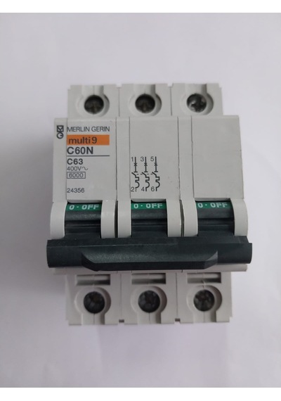Merlin gerin 3x63 Amper C Tipi MULTİ9 C60N Otomatik Sigorta