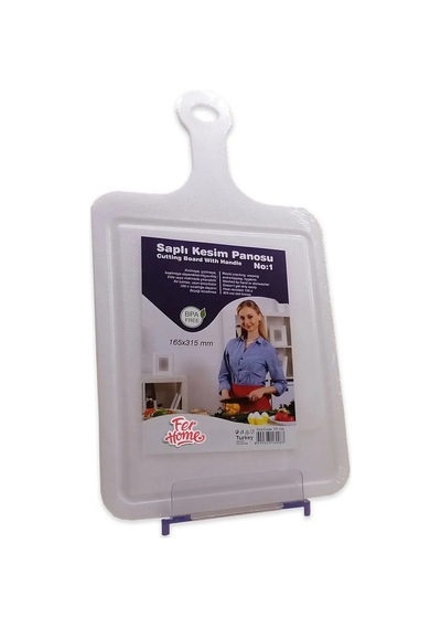 Jenerik Kesme Tahtası Kaydırmaz Plastik Kesme Sunum Tahtası Pratik Kesim Panosu 165x315 Mm Royaleks- Çok Renkli