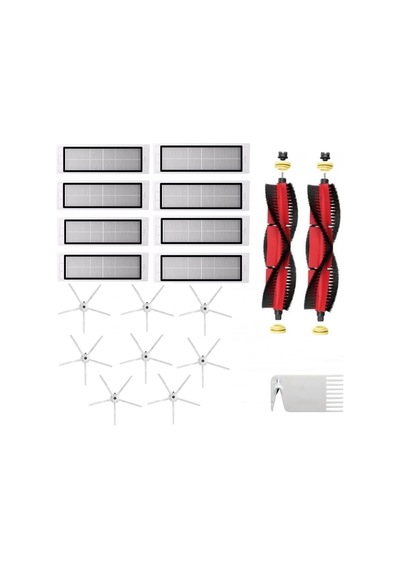 iBrush S6 Maxv Uyumlu 19 Parça Set (Roborock S6Maxv Uyumlu)