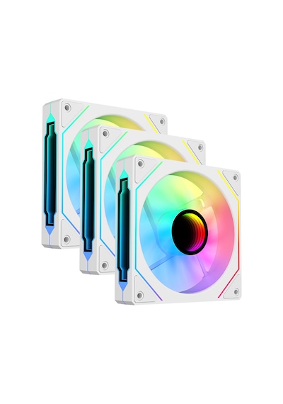 Vento Vf1204fı-w Argb 120mm Pwm Beyaz Üçlü Kasa Fani Beyaz - Argb