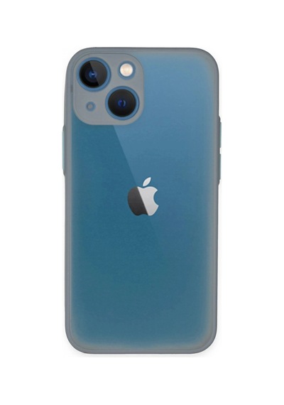 Durukar Apple, Uyumlu iPhone 15 Plus Kılıf Montreal Silikon Kapak - Gri