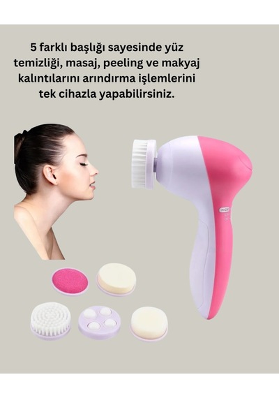 Çok Fonksiyonlu Elektrikli Yüz Bakım Fırçası -