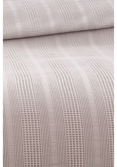 %100 Pamuk Petekli Dantelli Pike-tek Kişilik Waffle Pike- 160x230 Cm-taş Tas Taş