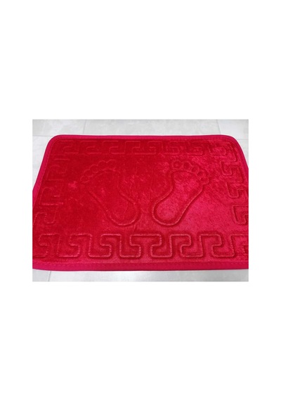 Buççin Online Mağaza Kırmızı Renk Paspas Dış Kapı Paspası Kapi Önü Paspası Banyo Paspası Lavabo Tuvalet Paspası Polyamid Çok Renkli