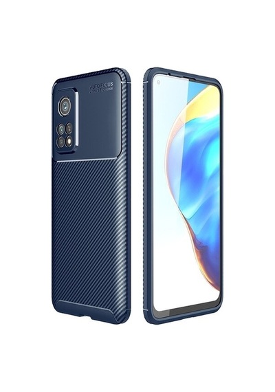 Smcase Xiaomi Redmi K30s Kılıf Negro Karbon Dokulu Silikon
