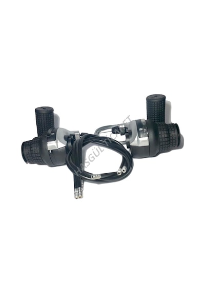 Hsgl Bisiklet Koldan Vites Kolu Göstergeli Tx-43 Shimano Mod Beyaz - Mavi