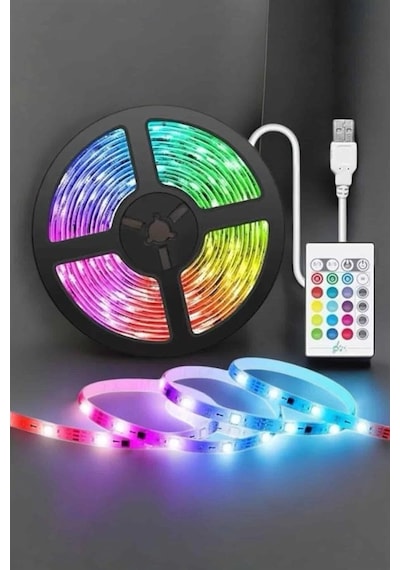 Mey İthalat 5m Rgb Işıklı Her Ortama Uygun Led Işık 53129940