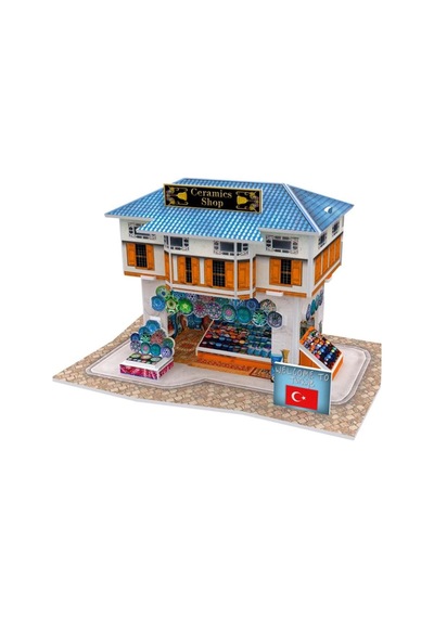 2 Adet Türk Seramik Mağazası 3d Puzzle