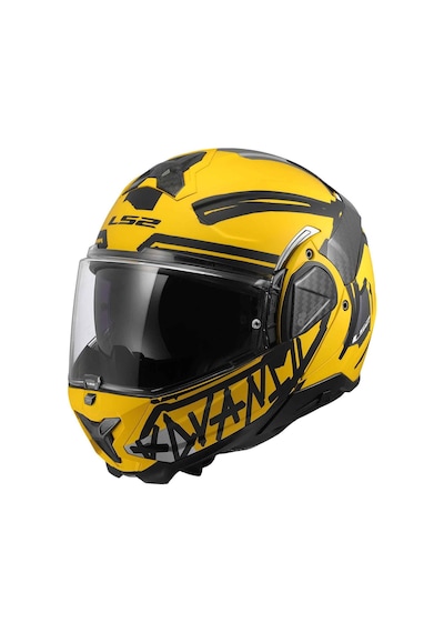 Ls2 Advant 2 Tape Mat Çene Açılır Kask Mat Siyah