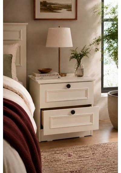 Home Vera 2 Çekmeceli Komodin 53x51x43 Cm Beyaz - 912264116 Beyaz Home Vera 2 Çekmeceli Komodin 53x51x43 Cm Beyaz - 912264116 Beyaz